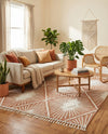 Sahara Chic Collection Area Rug - Marrakech Rectangle Rust Red  lifestyle 26
