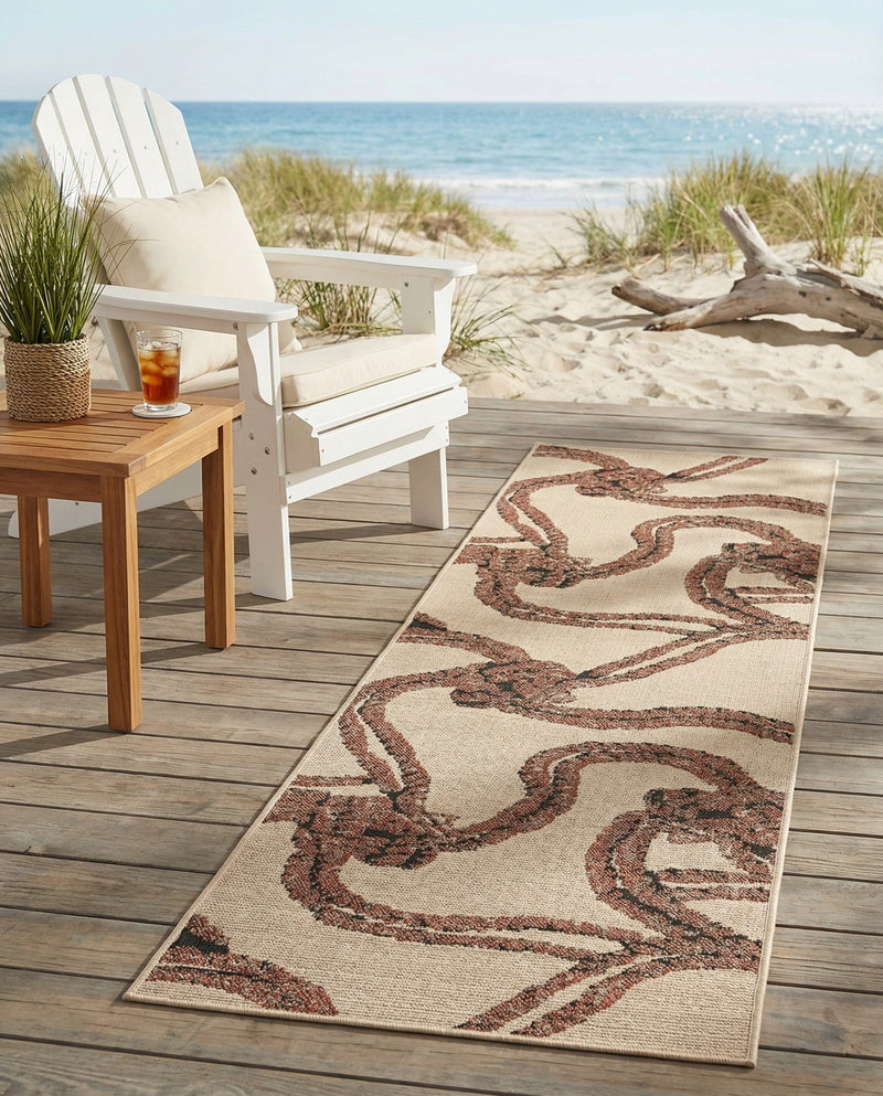 Seaside Haven Rugs Collection Area Rug -  Dunes Runner Beige  lifestyle 67