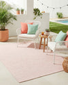Jill Zarin Sedona Oasis Outdoor Collection Area Rug - Coconino (Pink Roses) Rectangle Pink Roses  lifestyle 12