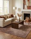 Sahara Essence Collection Area Rug - Oasis (Brown) Rectangle Brown  lifestyle 9