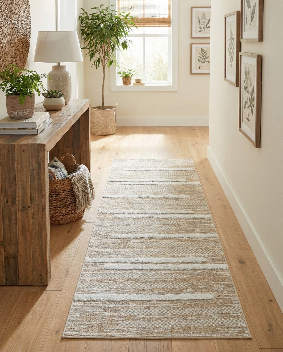 Cathedral Elegance Collection Area Rug - Chapel Runner Ivory  lifestyle 199