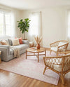 Tribal Terrace Treasures Collection Area Rug -  Incan Isle (Pink) Rectangle Pink  lifestyle 35