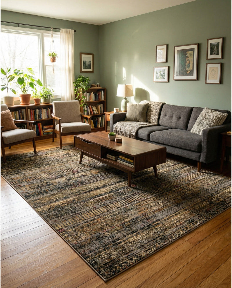 Neptune Elegance Collection Area Rug -  Nereid Rectangle Blue  lifestyle 47