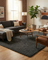 Plush Oasis Collection Area Rug - Serenity (Graphite Gray) Rectangle Graphite Gray  lifestyle 6