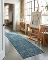 Bloomsbury Elegance Collection Area Rug -  Kensington (Blue) Runner Blue  lifestyle 44