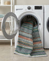 Laguna Sands Collection Area Rug -  Malibu Rectangle Green  lifestyle 23