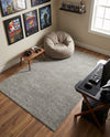 Soho Elegance Collection Area Rug - Chelsea (Gray) Rectangle Gray  lifestyle 8