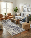 Georgetown Rugs Collection Area Rug - Dupont (Blue) Rectangle Blue  lifestyle 8