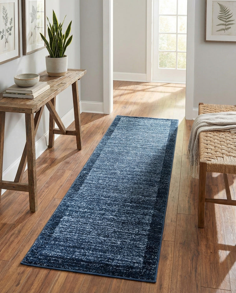 Studio Haven Collection Area Rug -  Conservatory (Navy Blue) Runner Navy Blue  lifestyle 51