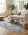 Coastal Manor Collection Area Rug -  Seagrove Rectangle Dark Blue  lifestyle 9