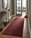 Soho Elegance Collection Area Rug - Chelsea (Burgundy) Runner Burgundy  lifestyle 50