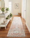 Parisian Elegance Collection Area Rug - Versailles (Rose Pink) Runner Rose Pink  lifestyle 68