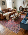 Heritage Elegance Collection Area Rug -  Alhambra Rectangle Red  lifestyle 16