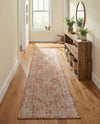 Patio Heritage Collection Area Rug -  Augusta (Rust Red) Runner Rust Red  lifestyle 57