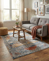 Mykonos Manor Collection Area Rug -  Tinos (Multi) Rectangle Multi  lifestyle 26