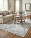 Bloomsbury Elegance Collection Area Rug - Mayfair Rectangle Gray  lifestyle 17