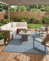 Urban Terrace Collection Area Rug -  Astoria (Blue) Rectangle Blue  lifestyle 5