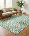 Savannah Escape Collection Area Rug -  Amazon (Green Blue) Rectangle Green Blue  lifestyle 8