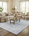 Heritage Elegance Collection Area Rug -  Miramar Rectangle Blue  lifestyle 24