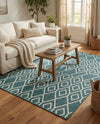 Urban Oasis Rugs Collection Area Rug -  Boulevard (Teal) Rectangle Teal  lifestyle 16
