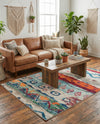 Colorburst Oasis Collection Area Rug -  Lagoon Rectangle Multi  lifestyle 18