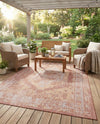 Patio Heritage Collection Area Rug -  Augusta (Rust Red) Rectangle Rust Red  lifestyle 9