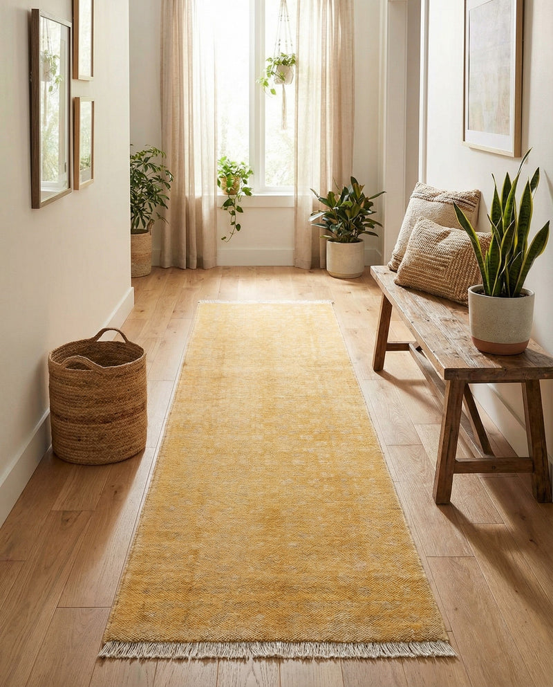 Bazaar Chic Collection Area Rug - Marrakech Runner Yellow  lifestyle 48