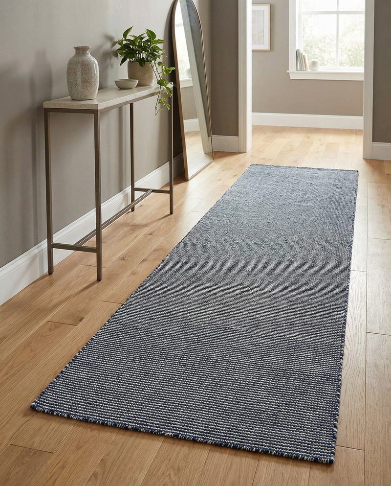 Jill Zarin Sedona Oasis Outdoor Collection Area Rug - Coconino (Navy Sky) Runner Navy Sky  lifestyle 38
