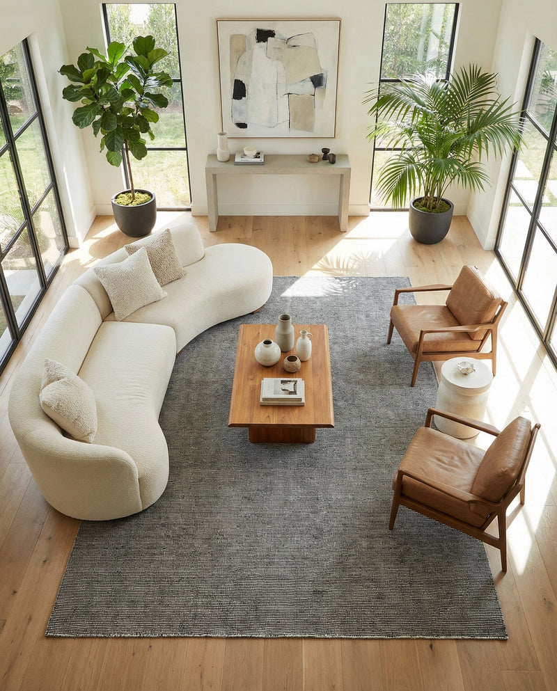 Jill Zarin Sedona Oasis Outdoor Collection Area Rug - Coconino (Black Sky) Rectangle Black Sky  lifestyle 14