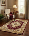Versailles Elegance Collection Area Rug -  Vincennes Rectangle Red  lifestyle 26