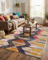 Colorburst Oasis Collection Area Rug -  Mirage Rectangle Multi  lifestyle 9