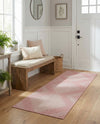 Urban Terrace Collection Area Rug -  Chelsea (Pink) Runner Pink  lifestyle 27