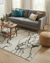 Brighton Terrace Collection Area Rug -  Aldrington Rectangle Ivory  lifestyle 22