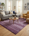 Studio Haven Collection Area Rug -  Gallery (Violet) Rectangle Violet  lifestyle 23