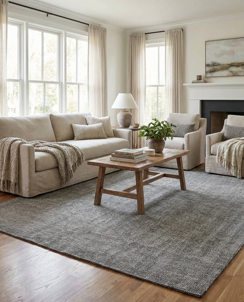 Berkshire Estate Collection Area Rug - Windsor (Earl Grey) Rectangle Earl Grey  lifestyle 26