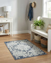 Patio Heritage Collection Area Rug - Santorini Rectangle Navy Blue  lifestyle 23