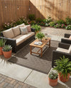 Savannah Pergola Collection Area Rug - Savannah Rectangle Chocolate Brown  lifestyle 48