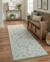 Savannah Series Collection Area Rug - Charleston (Mint) Runner Mint  lifestyle 61
