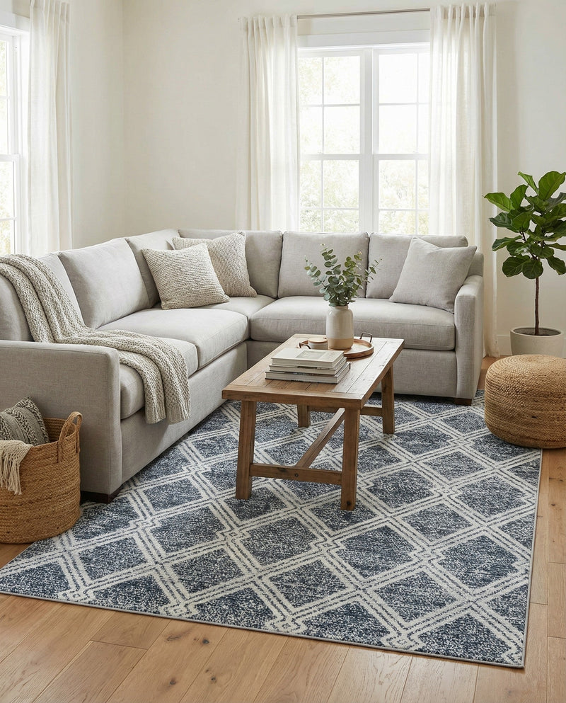 Aegean Elegance Washables Collection Area Rug -  Tinos Rectangle Ivory  lifestyle 66