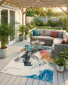 Urban Terrace Collection Area Rug -  Arbor Rectangle Multi  lifestyle 12