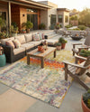 Urban Terrace Collection Area Rug -  Terrace Rectangle Multi  lifestyle 5