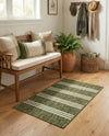 Urban Oasis Rugs Collection Area Rug -  District (Green) Rectangle Green  lifestyle 13