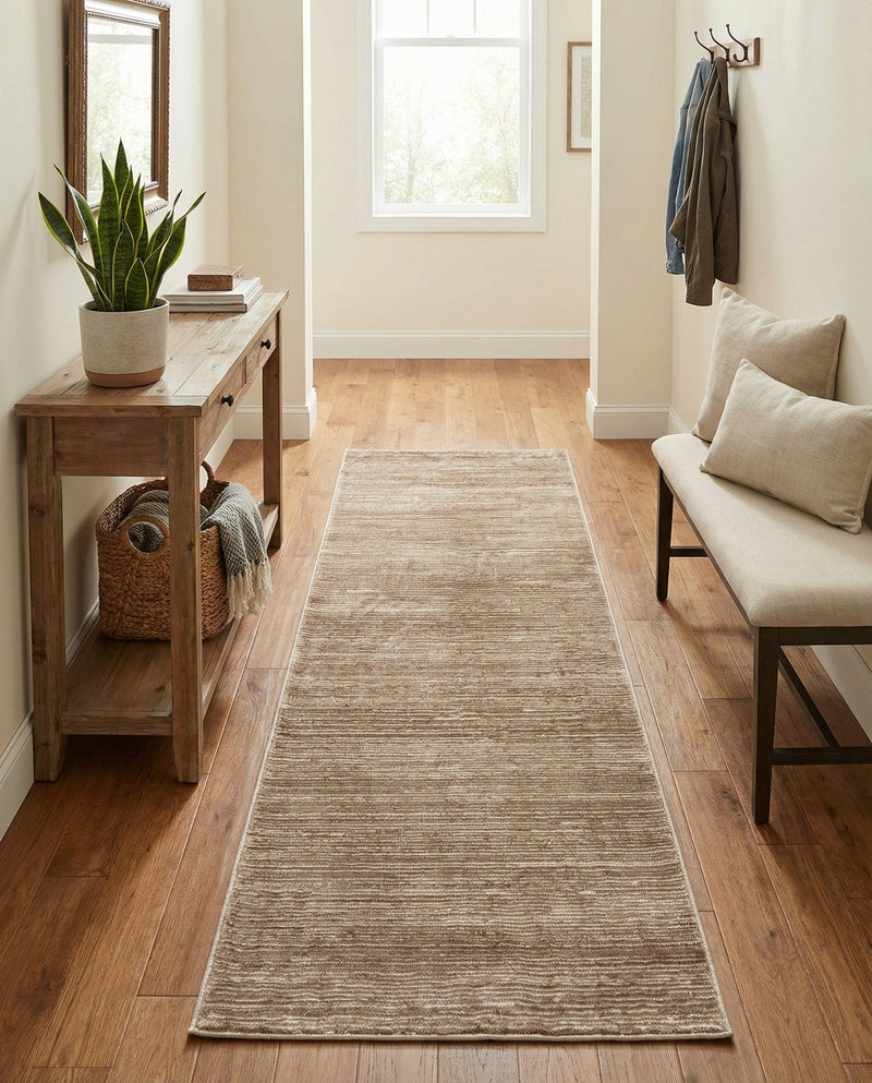 Bloomsbury Elegance Collection Area Rug -  Kensington (Beige) Runner Beige  lifestyle 58