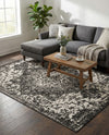 Urban Oasis Rugs Collection Area Rug -  Penthouse (Charcoal Gray) Rectangle Charcoal Gray  lifestyle 34