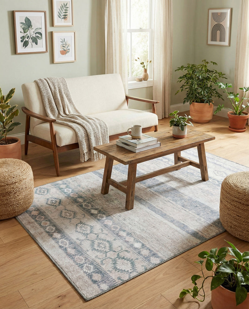 Heritage Elegance Collection Area Rug -  Edinburgh Rectangle Gray  lifestyle 38