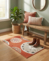Urban Terrace Collection Area Rug -  Deck Rectangle Terracotta  lifestyle 36