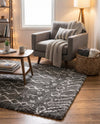 Casablanca Comfort Collection Area Rug -  Fez Rectangle Gray  lifestyle 10