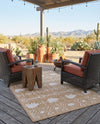 Mesa Oasis Rugs Collection Area Rug - Sundown Rectangle Taupe  lifestyle 12