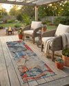 Urban Terrace Collection Area Rug -  Boulevard Runner Multi  lifestyle 74