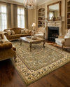 Versailles Elegance Collection Area Rug -  Montreuil Rectangle Light Green  lifestyle 22
